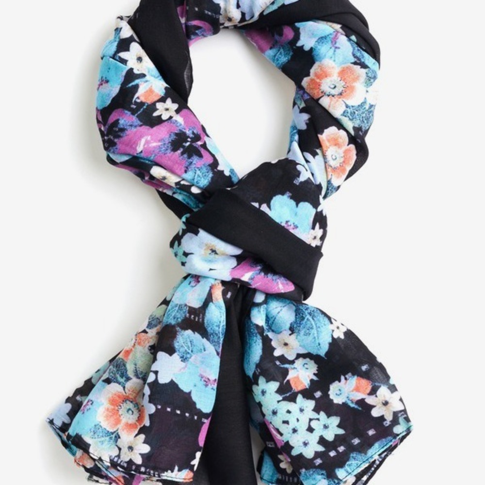 Debbie Martin Floral Scarf